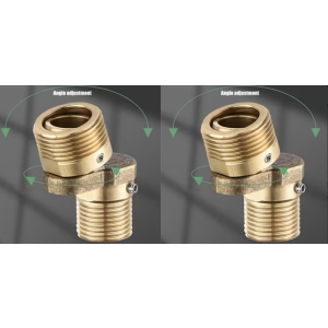 Zestaw adapterów do baterii ściennej - rotacyjny